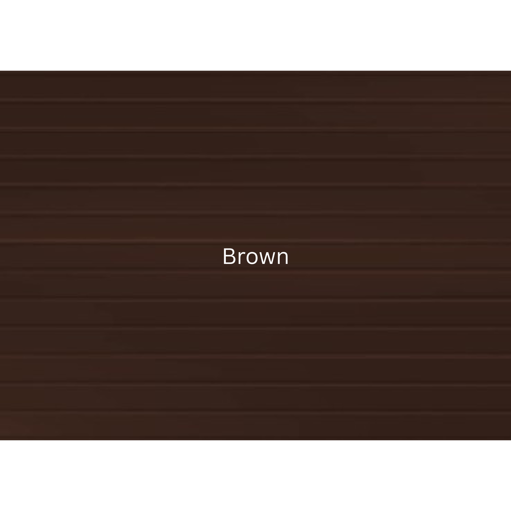 Aluminium sectional garage door with modern fluted panel design, corrosion resistant aluminium construction available in standard and caravan profiles - Brown Colour