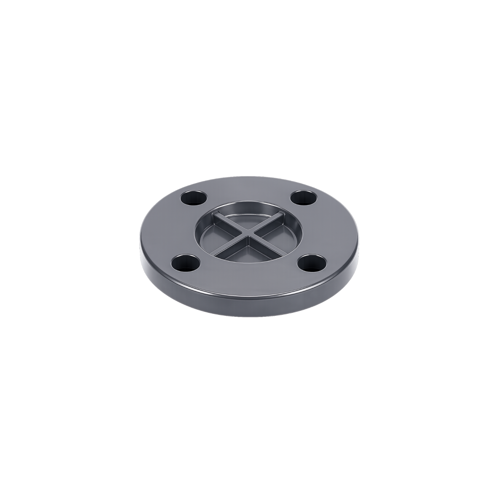 PVC blank flange FCI for closing flanged pipe connections