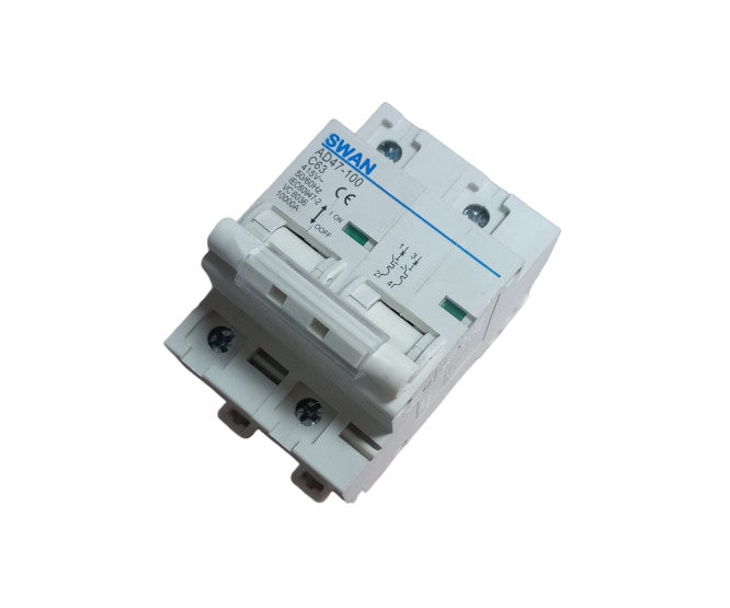 Swan Electric 2P 10kA C-curve MCB circuit breaker