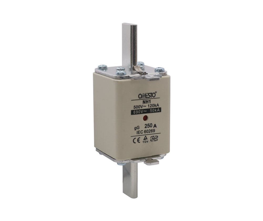 NH fuse link 10A to 630A general protection fuse double indicator industrial fuse
