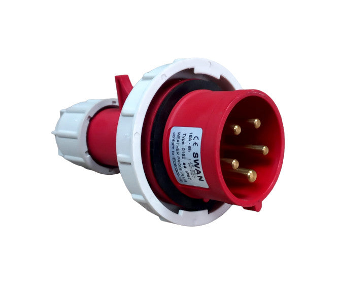 Swan Electric Plugtop 16A 3P+N+E 380V IP44