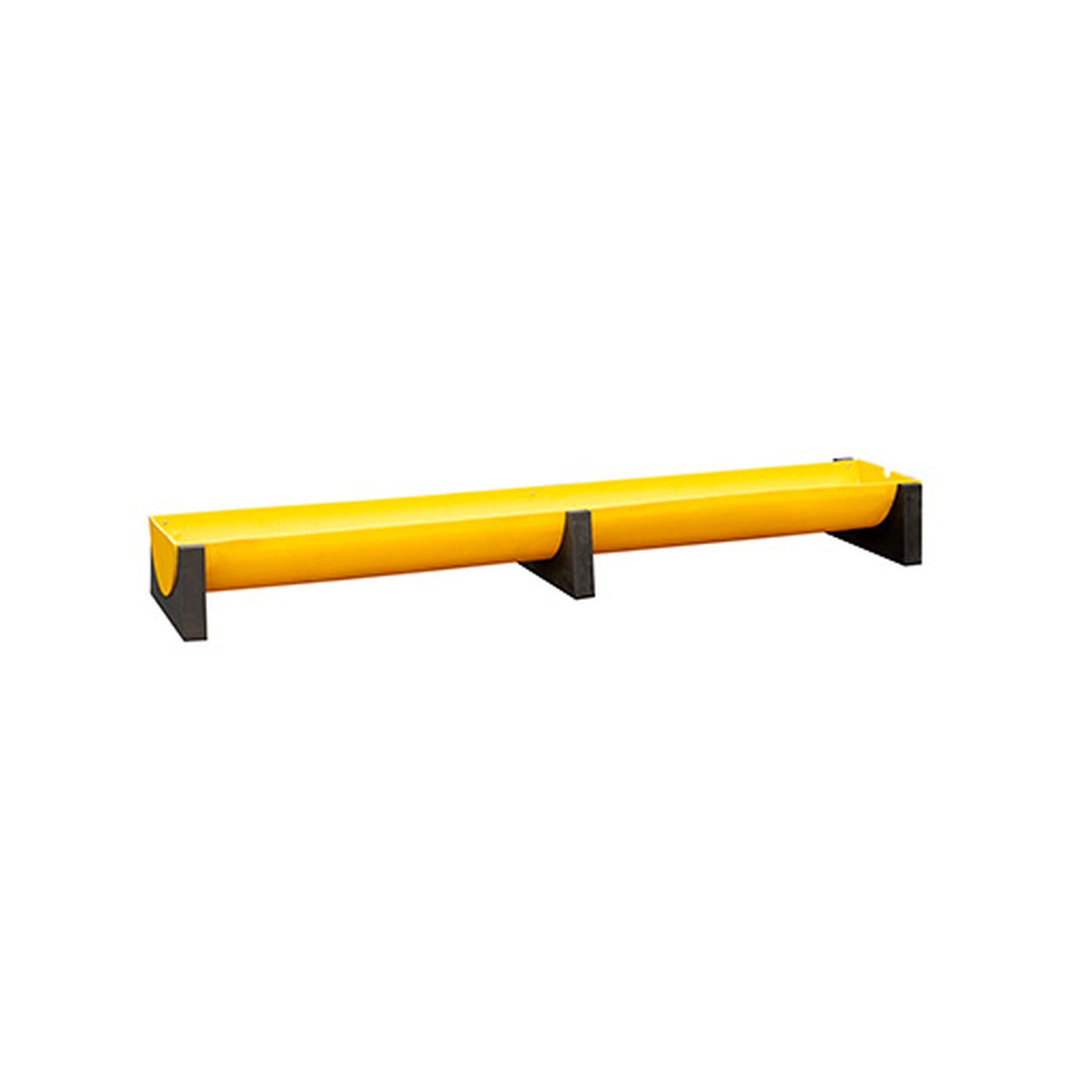 KRM sheep feed trough yellow LDPE – supplementary feed trough for sheep