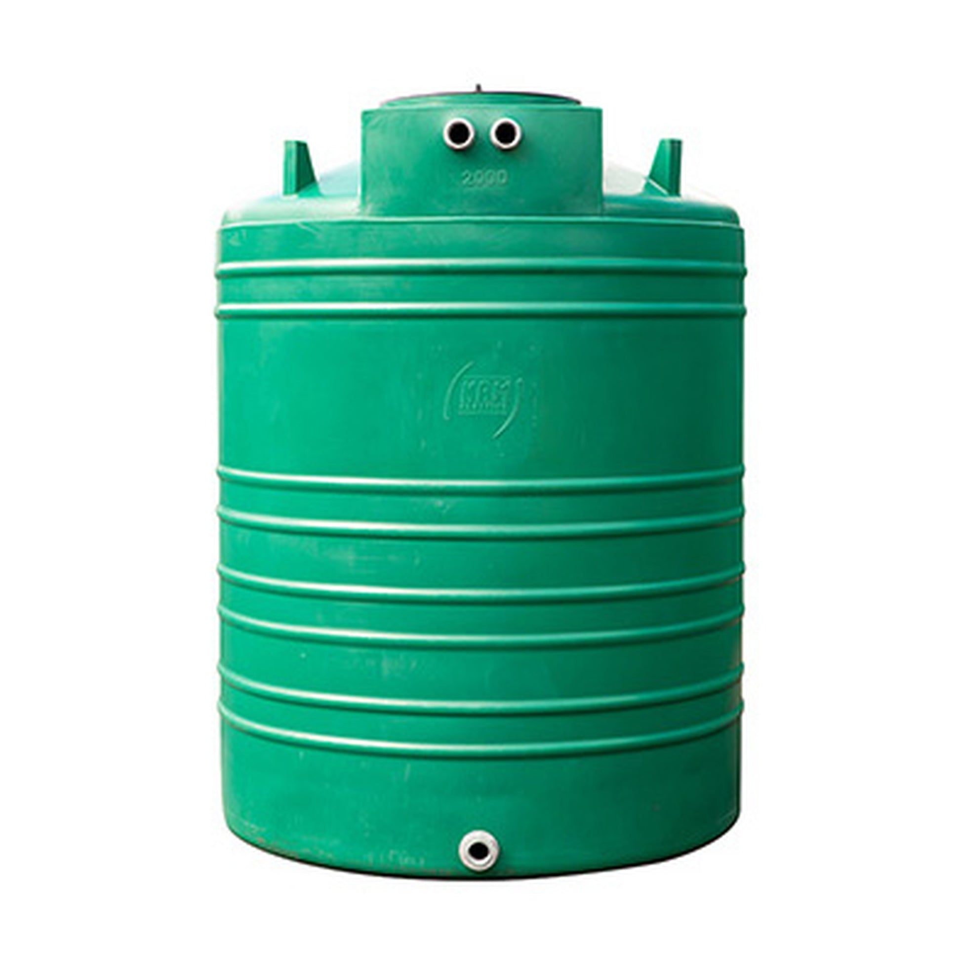 KRM vertical water tank 2000l green