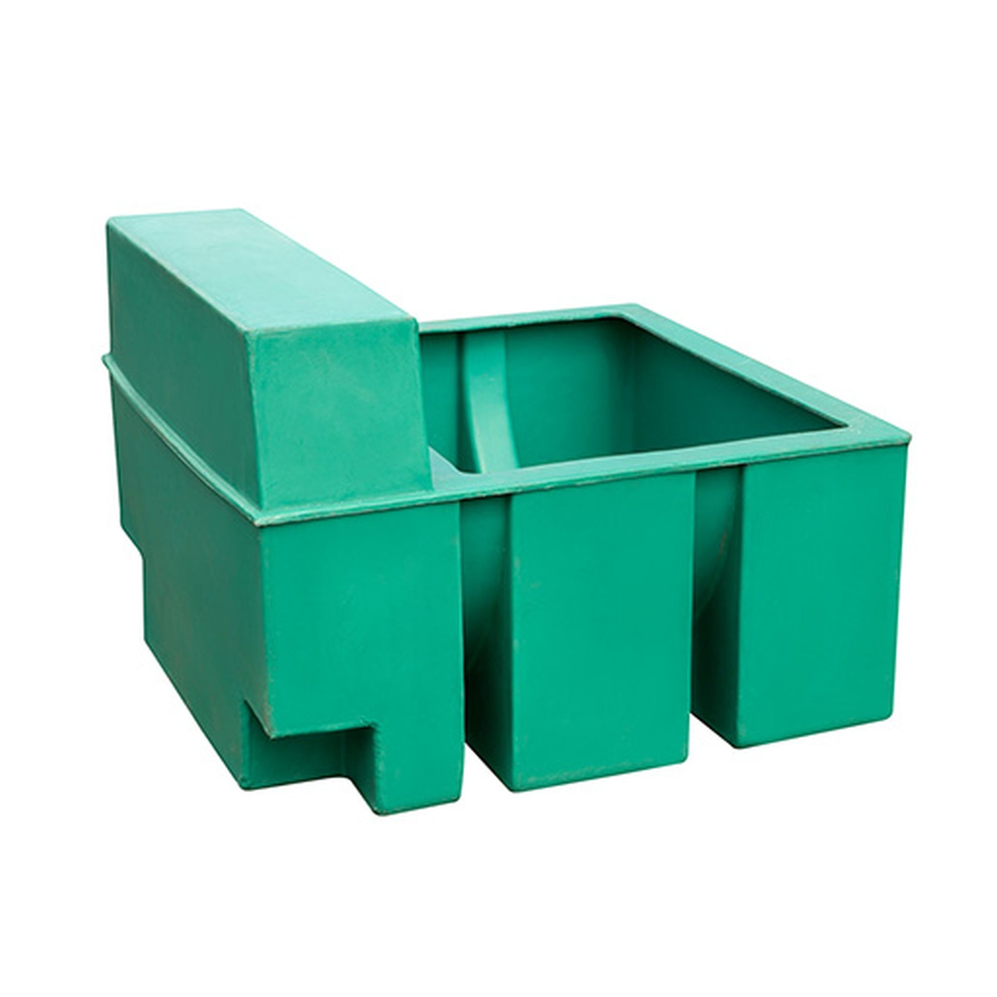 KRM 200l LDPE livestock water trough green – cattle and horse watering
