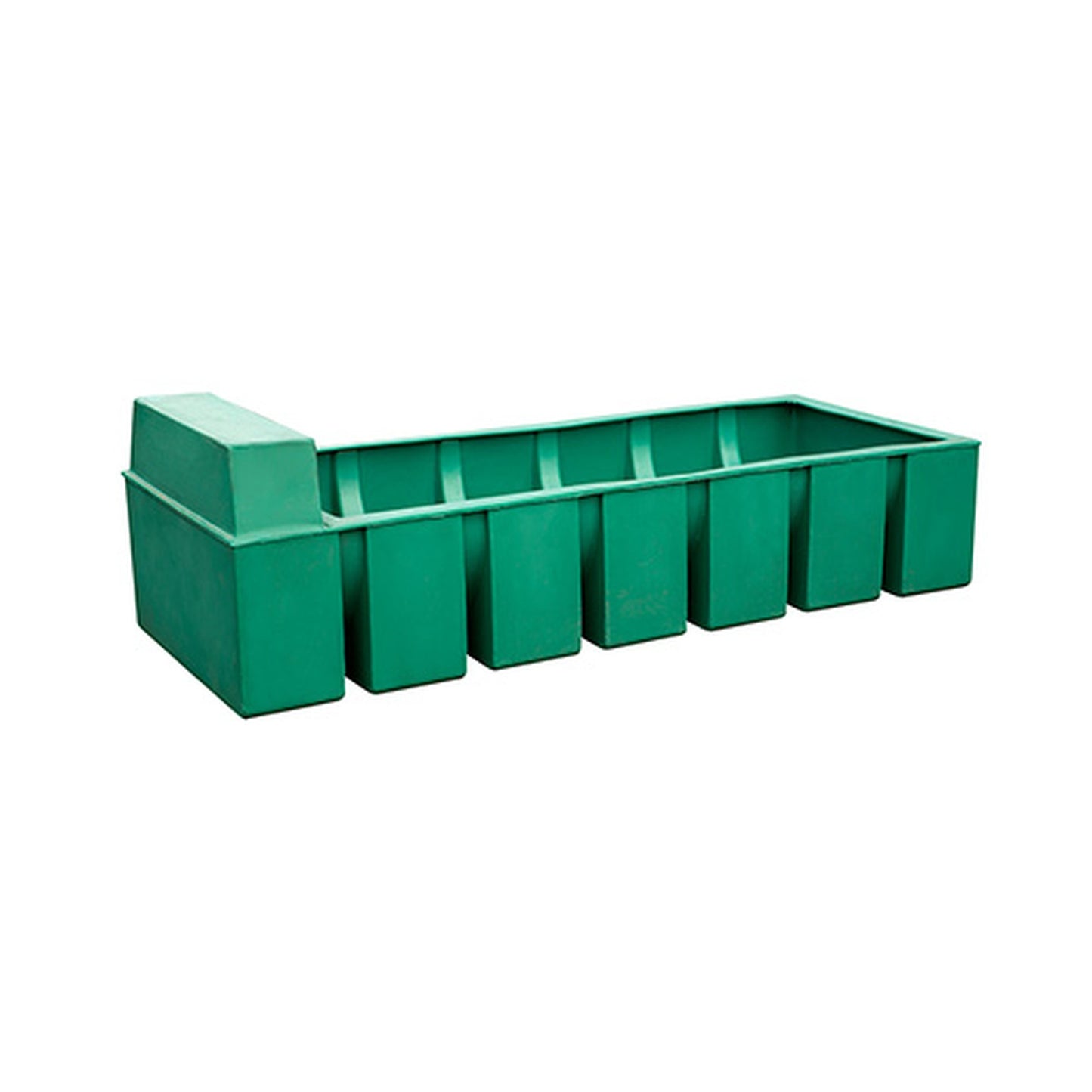 KRM 500l LDPE livestock water trough green – agricultural water supply