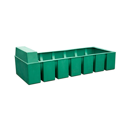 KRM 500l LDPE livestock water trough green – agricultural water supply