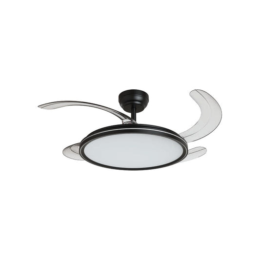 O-lite Cycla Retractable Ceiling Fan – 42", 3CCT Dimmable LED, 230V