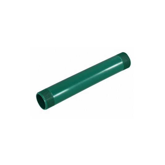 PVC riser pipe with male x male threaded ends for irrigation and sprinkler systems