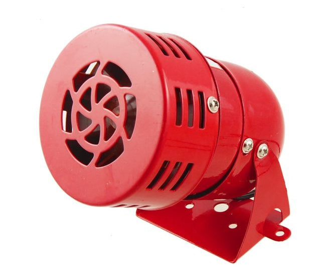 Swan Electric Econo Mini Motorized Siren 220VAC 75x114x83mm Red